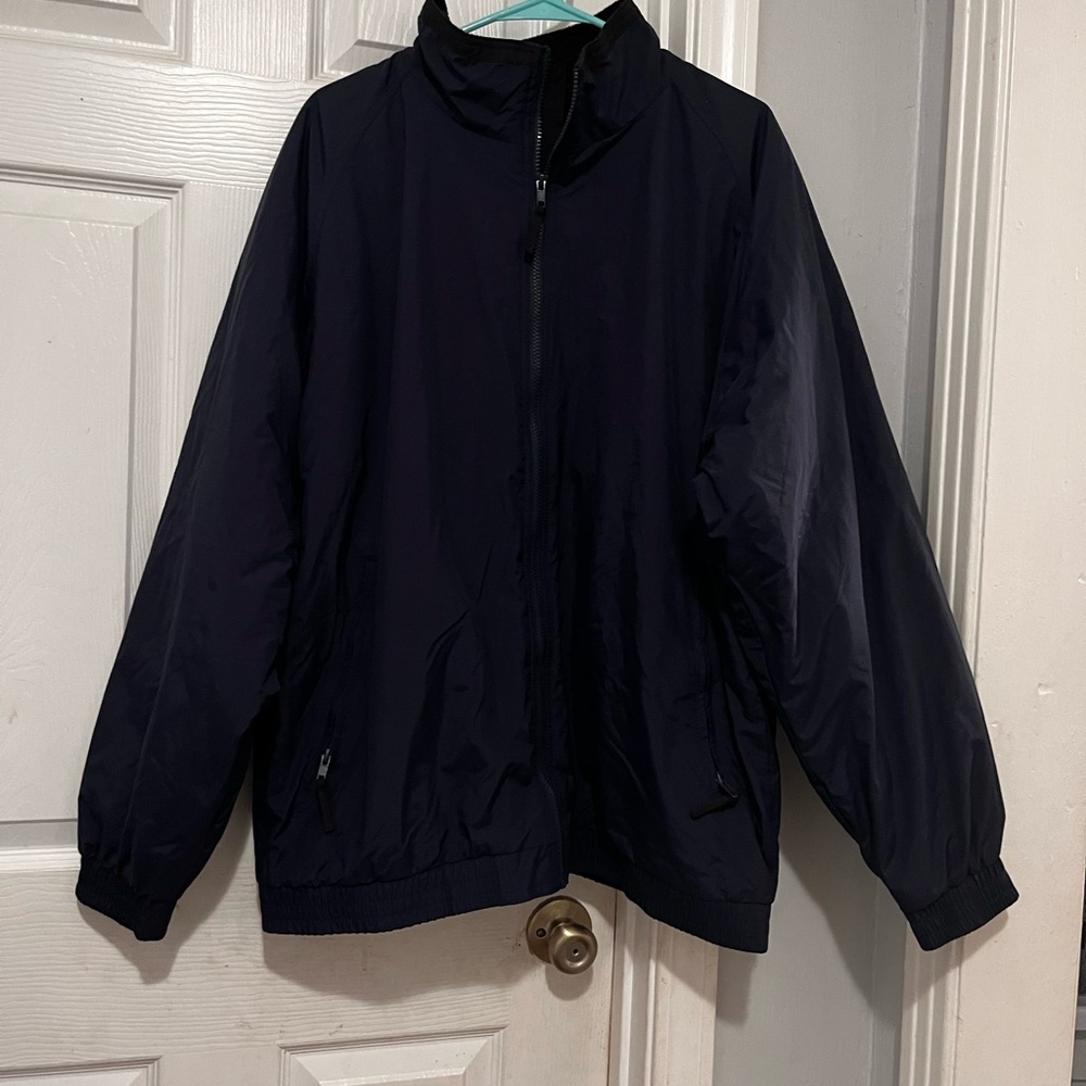 Black Windbreaker Jacket